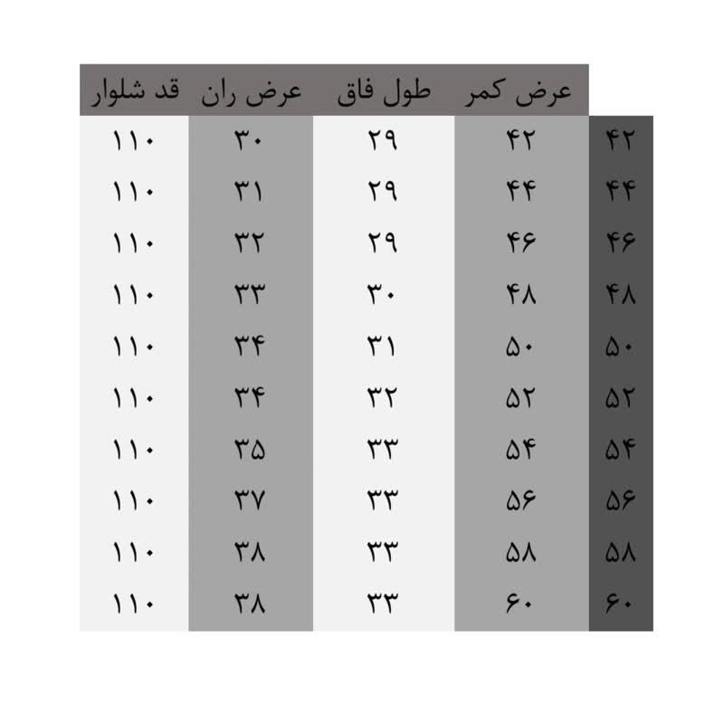 شلوار پارچهای آزاد مردانه مدل کلاسیک 3025